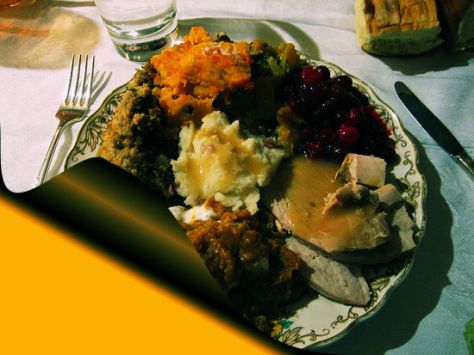 Thanksgiving plate